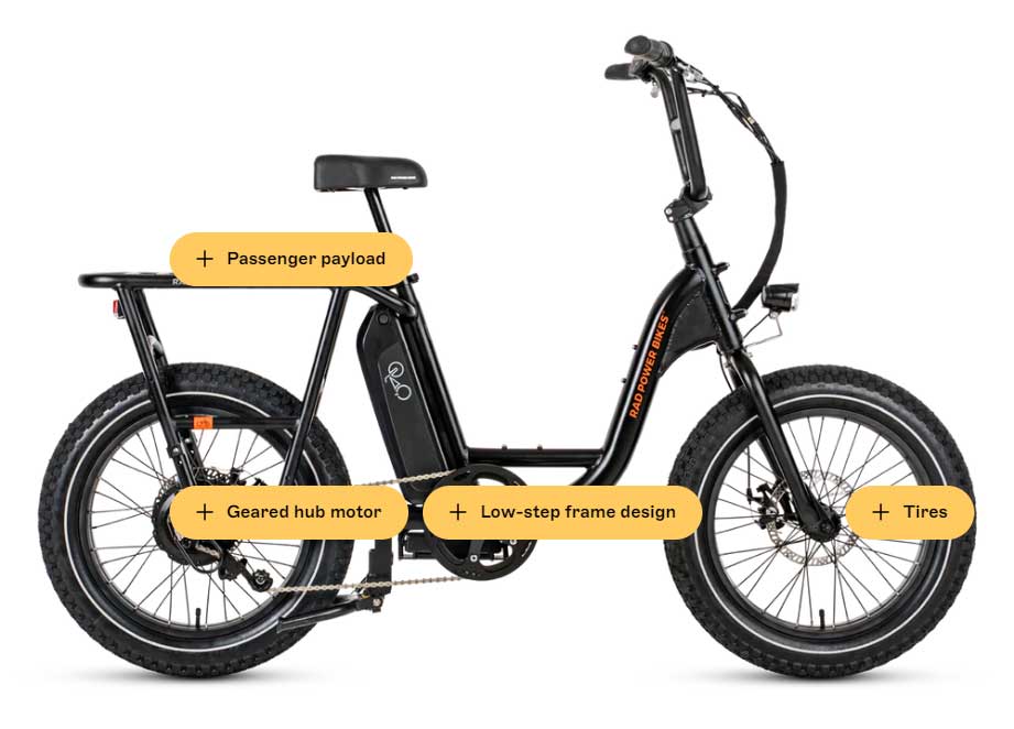 eBike-Rental-Gulf-State-Park-Specifications-RadRunner-2-Electric-Utility-Bike